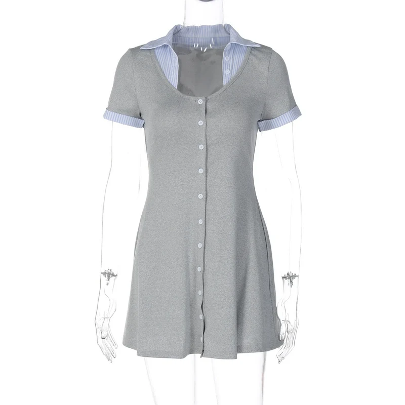Polo Kleid Damen | Figurbetont & Kontrastkragen