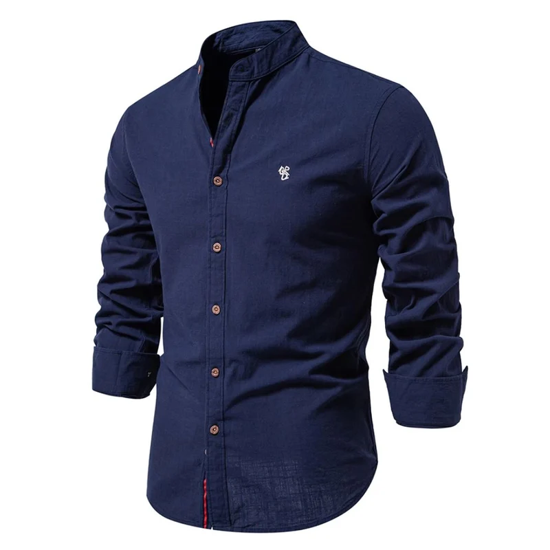 Polohemd Herren | Stehkragen & Slim Fit