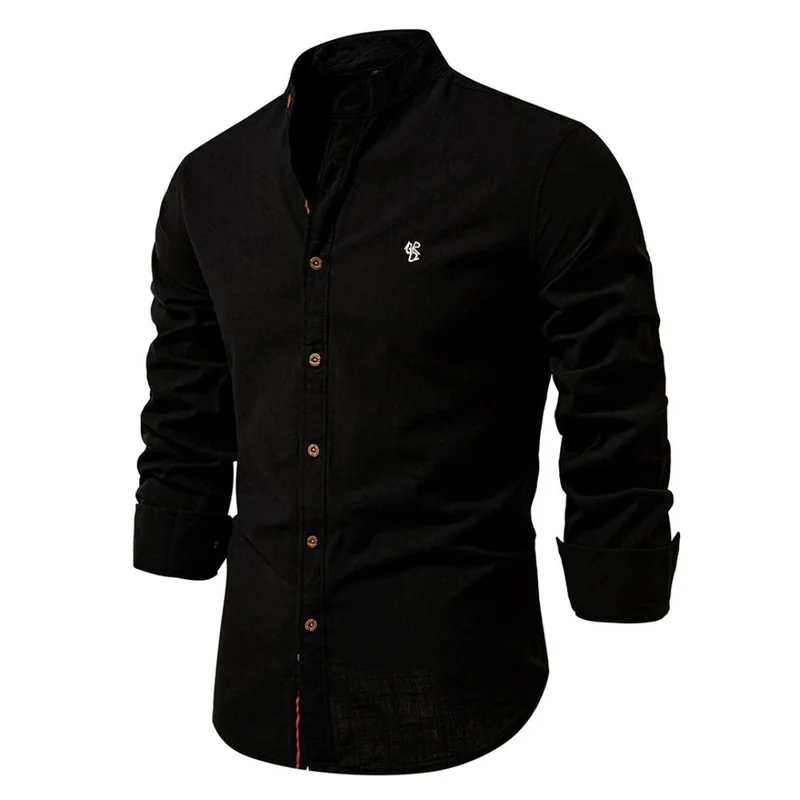 Polohemd Herren | Stehkragen & Slim Fit