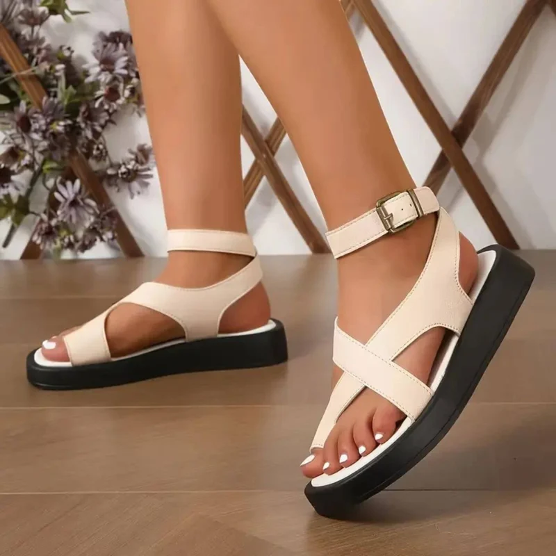 Lena | Elegante Damen Sandalen mit Zehensteg