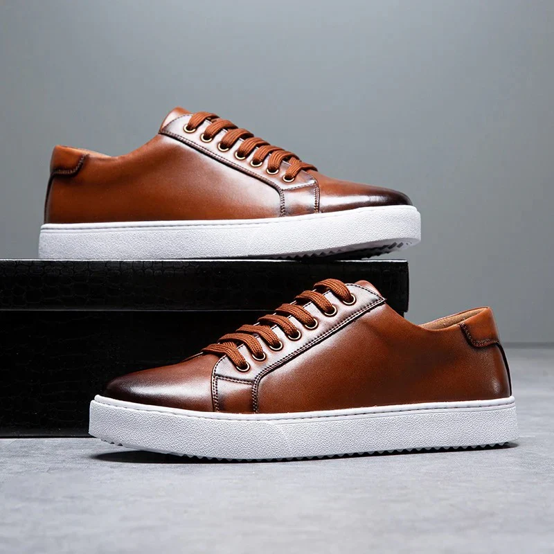 Felix | Stilvolle Herren Leder Sneakers Design