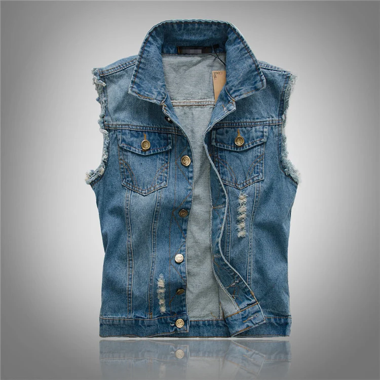 Denim Weste Herren | Ärmellos & markanter Streetwear-Look