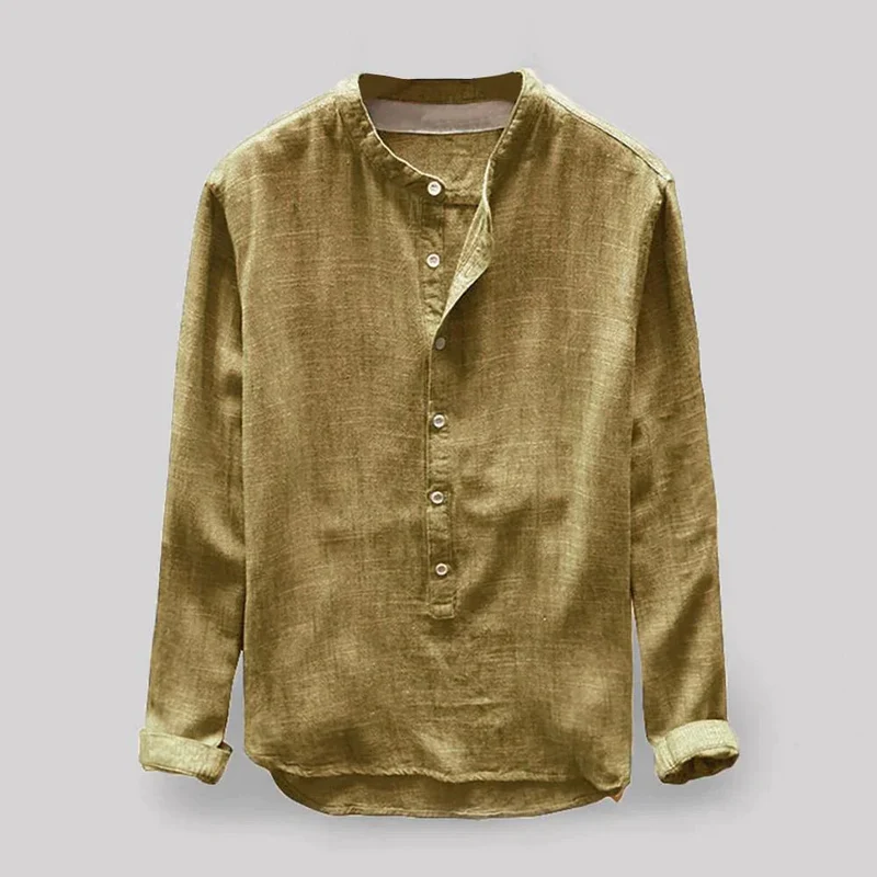 Langarmshirt Herren | Button-Down-Kragen & souveräner Look