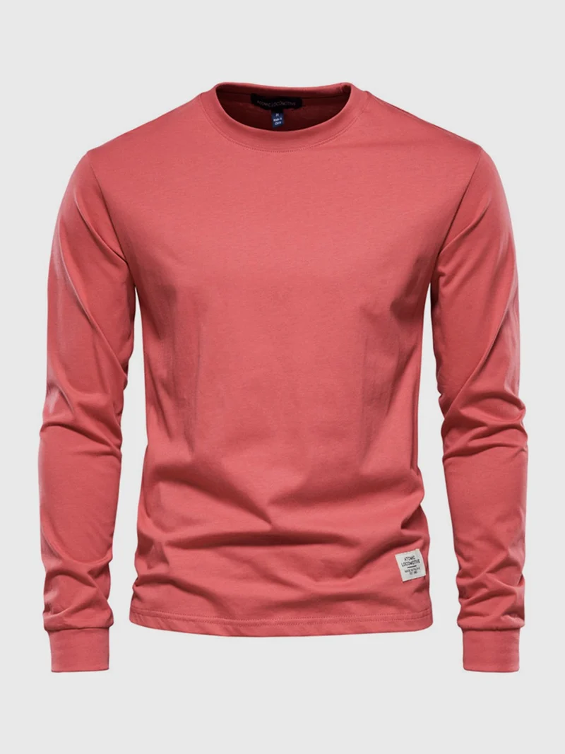 Langarmshirt Herren | Rundhals & cleanes Basic für jeden Tag