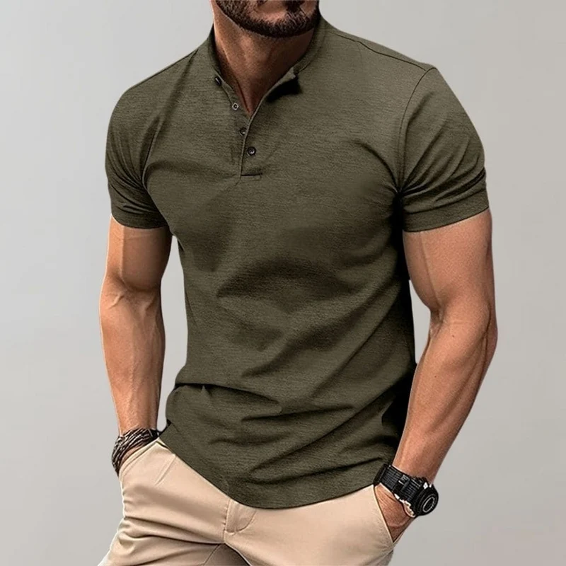 Polo Shirt Herren | Stehkragen & Figurbetonte Passform