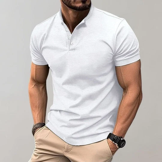 Polo Shirt Herren | Stehkragen & Figurbetonte Passform