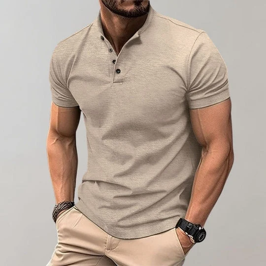 Polo Shirt Herren | Stehkragen & Figurbetonte Passform