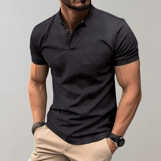 Polo Shirt Herren | Stehkragen & Figurbetonte Passform