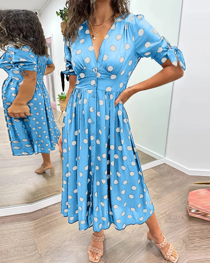 Daniela | Feminines Kleid mit Punktmuster