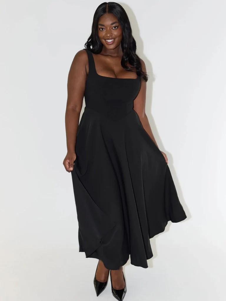 Emilia | Elegantes Kleid mit Midi Länge