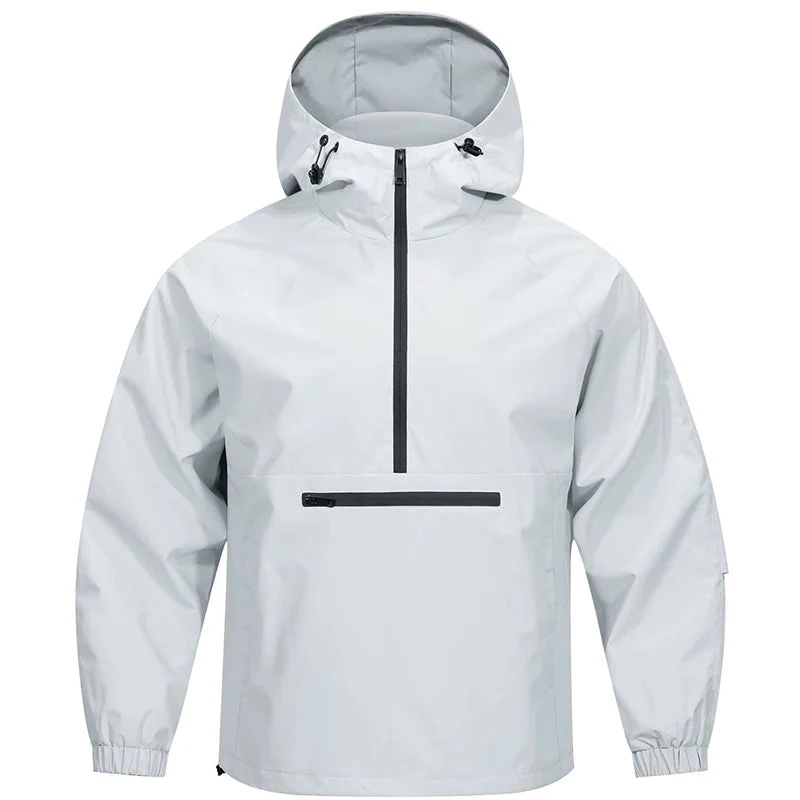 Softshell Jacke Herren mit Kapuze | Anorak-Style & Sichere Reißverschluss-Tasche
