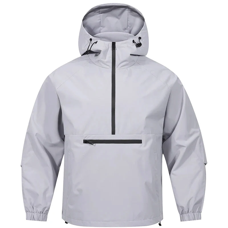 Softshell Jacke Herren mit Kapuze | Anorak-Style & Sichere Reißverschluss-Tasche