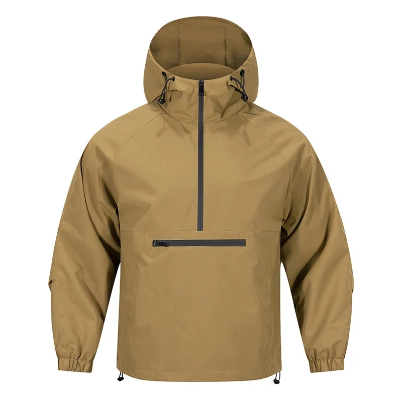 Softshell Jacke Herren mit Kapuze | Anorak-Style & Sichere Reißverschluss-Tasche
