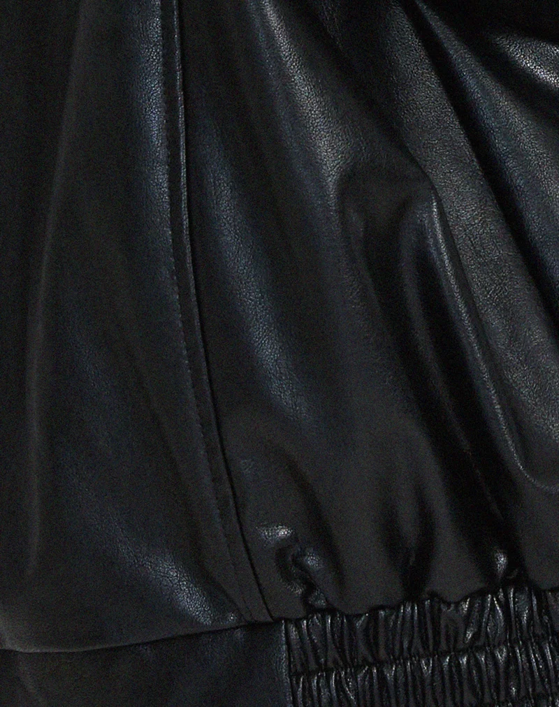 Lederjacke Damen Oversize | Lässiger Schnitt & Bewegungsfreiheit