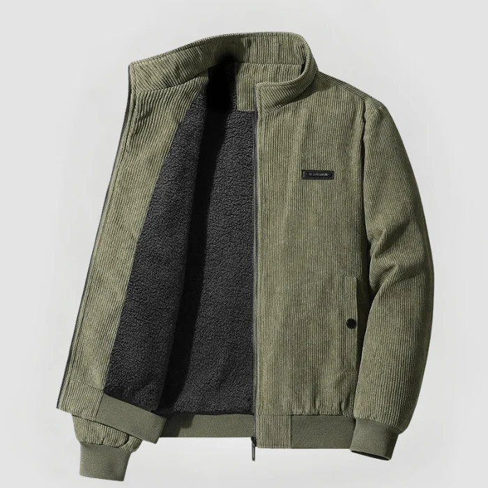 Cordjacke Herren | Wärmendes Innenfutter & Stehkragen-Komfort