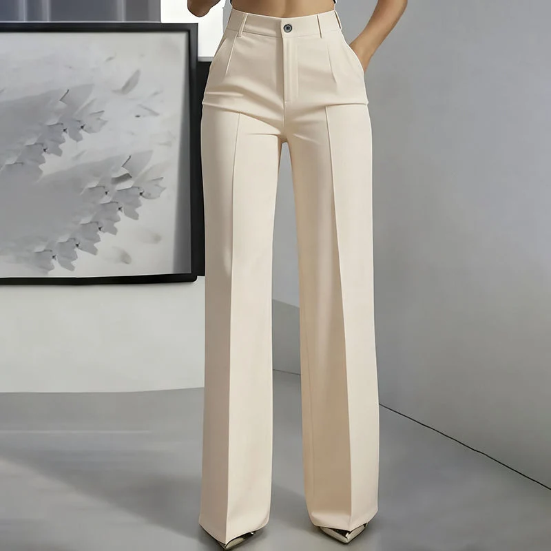 Julia | Damenhose mit hohem Bund und feinem Design