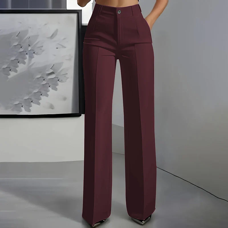 Julia | Damenhose mit hohem Bund und feinem Design
