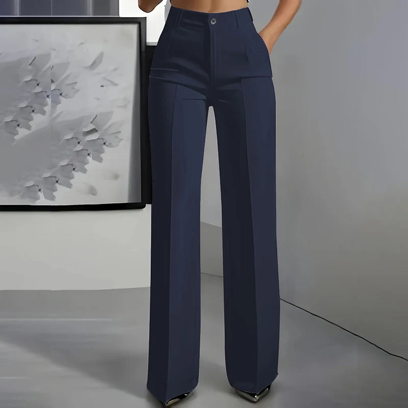 Julia | Damenhose mit hohem Bund und feinem Design