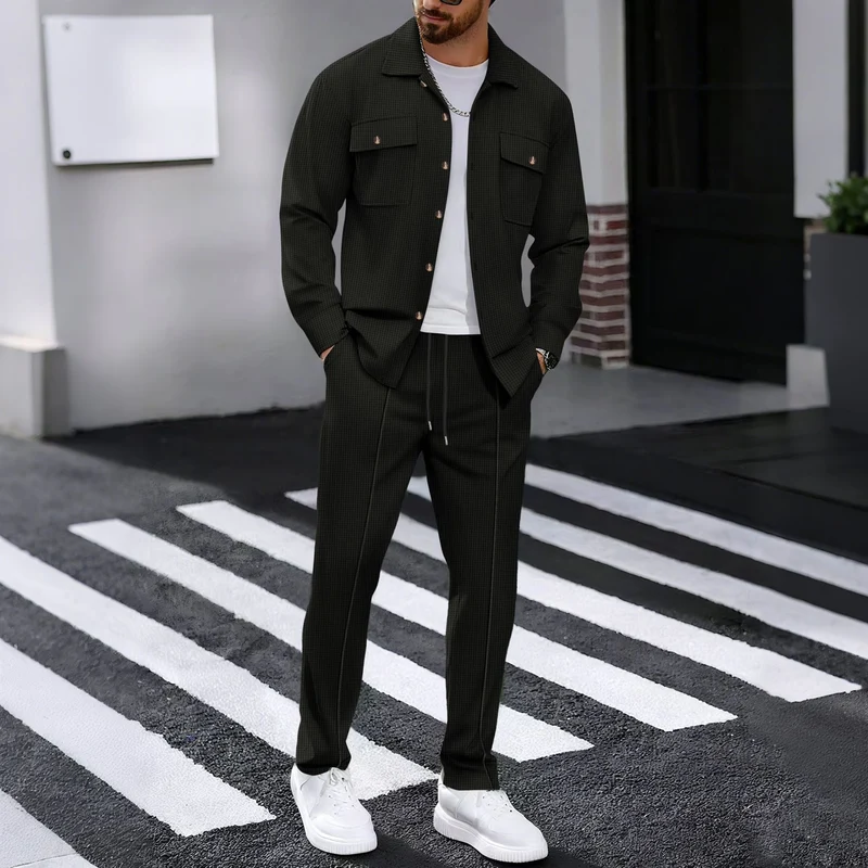 Übergangsjacke Herren | Jacke Herren | 2-teilig & geprägt für klaren Look