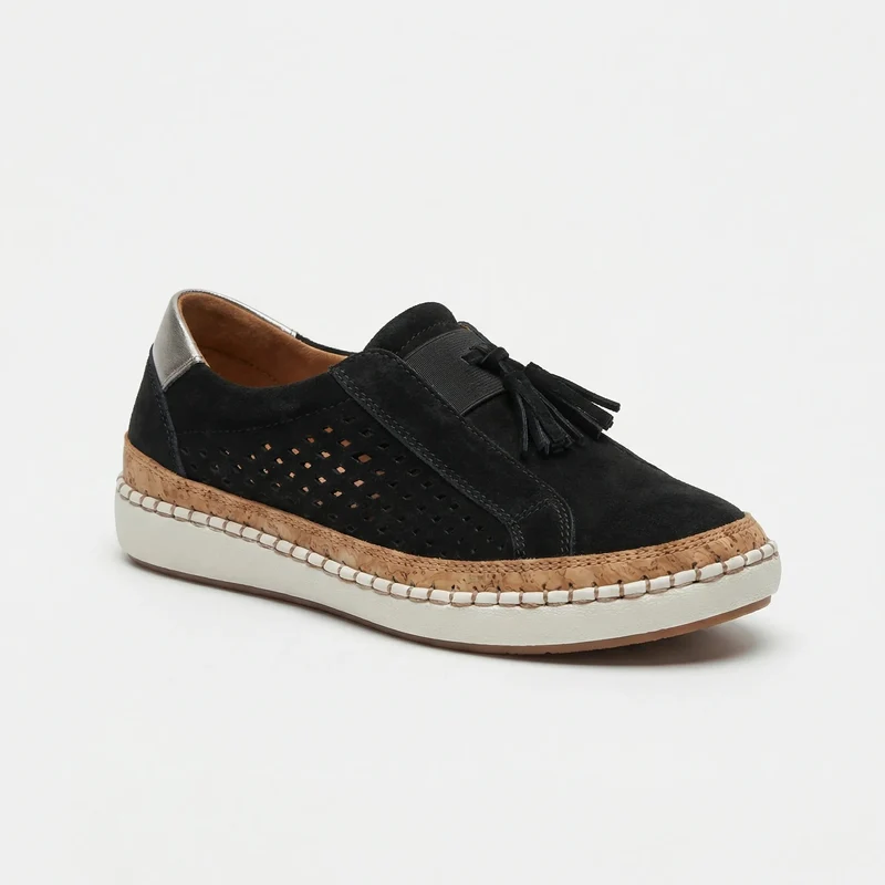 Slip On Schuhe Damen | Perforiertes Design & Komfort-Sohle