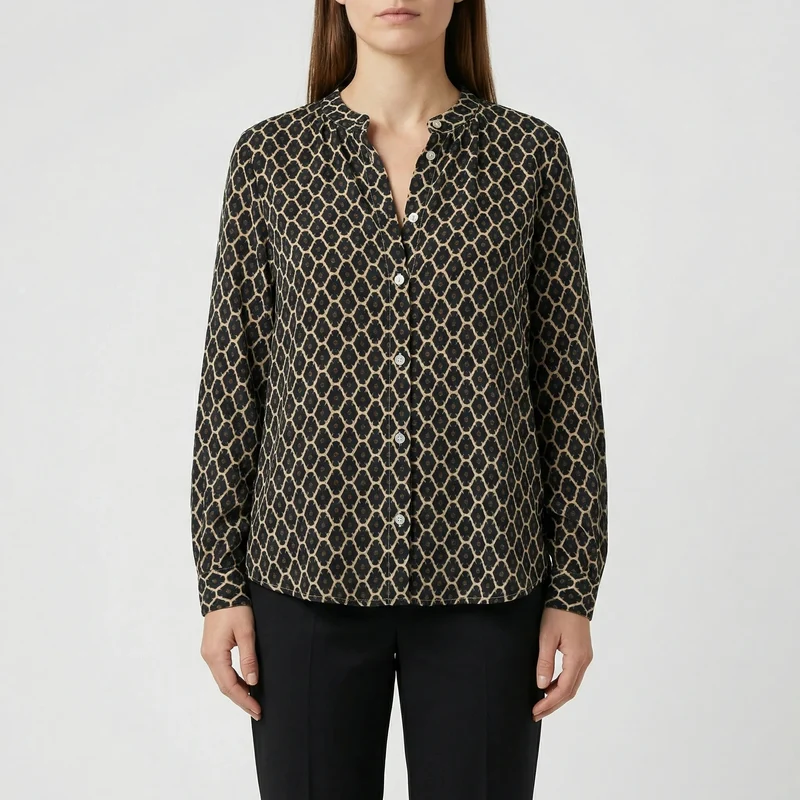 Oberteil Damen | Taillierter Schnitt & Knopfdetails