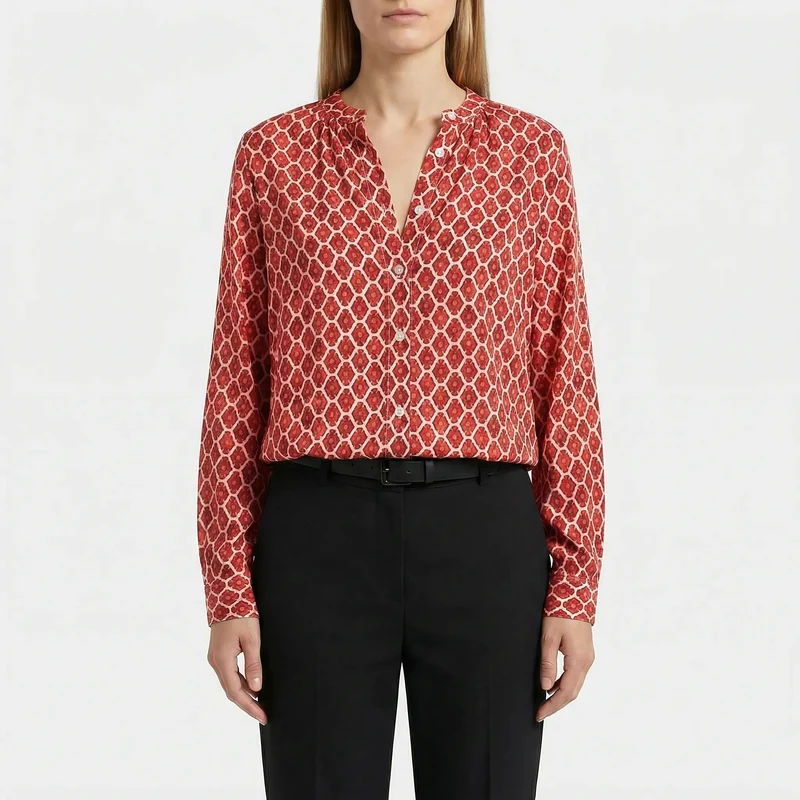 Oberteil Damen | Taillierter Schnitt & Knopfdetails