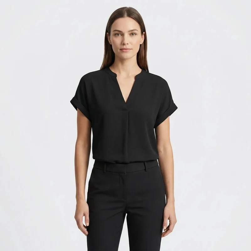 Damenbluse Damen | Locker tailliert & Pflegeleichter Look