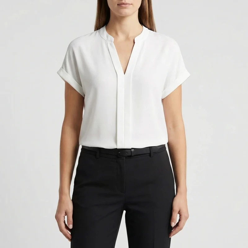 Damenbluse Damen | Locker tailliert & Pflegeleichter Look