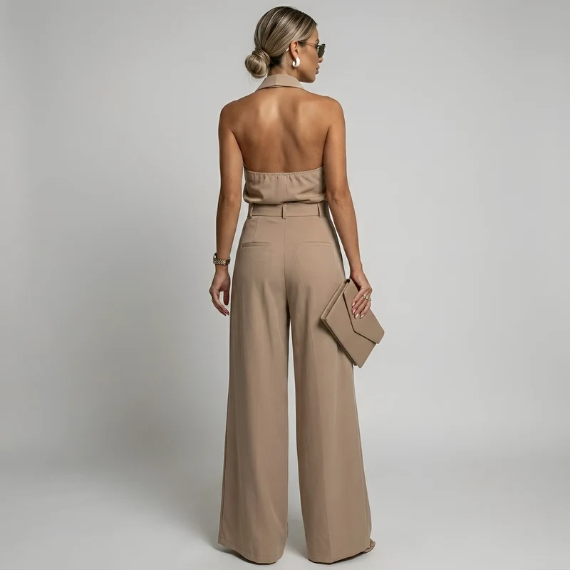 Jumpsuit Damen | Halterneck & Elegant