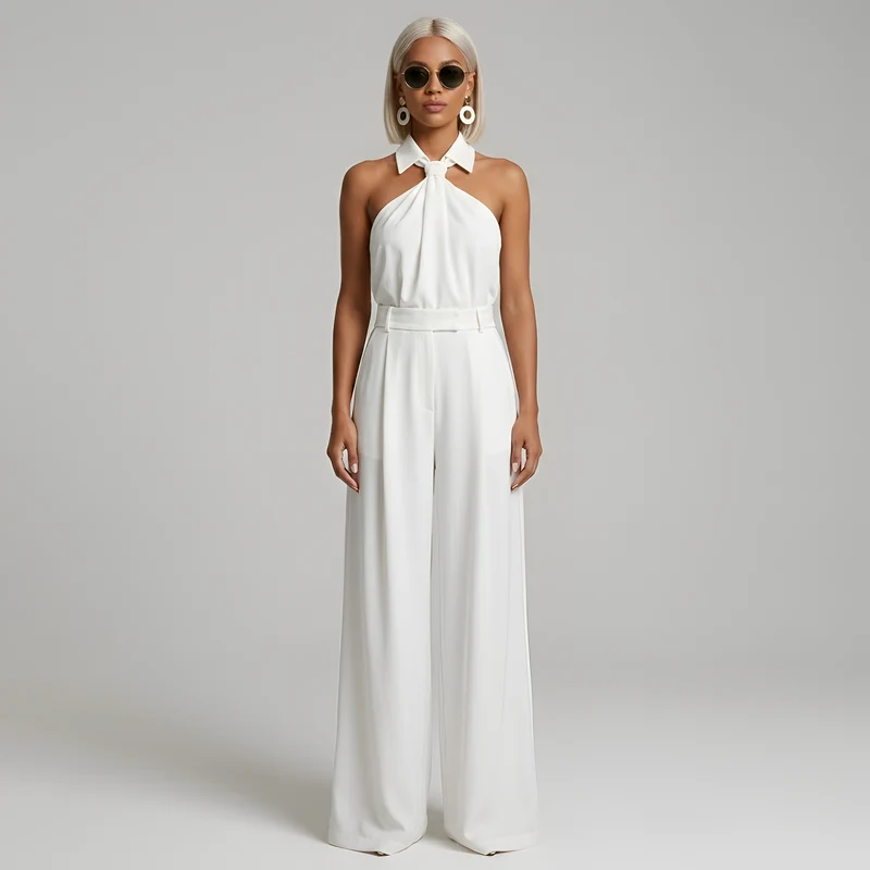 Jumpsuit Damen | Halterneck & Elegant