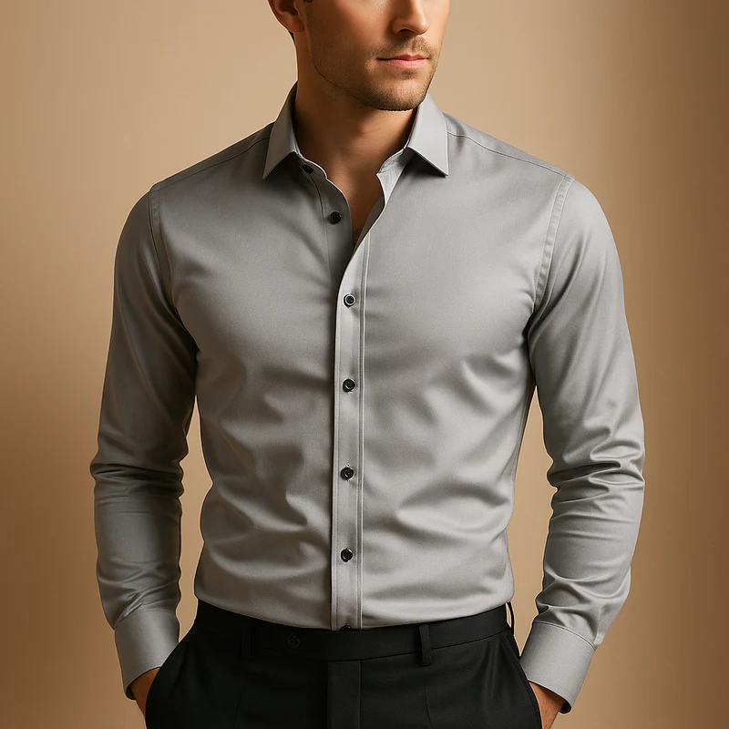 Herrenhemd | Langarm & klassischer Business-Look