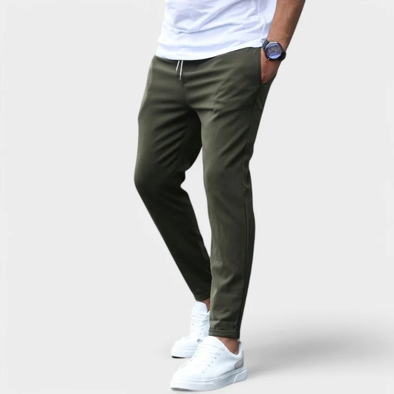 Leon | Elegante Slim Fit Stretch-Hosen