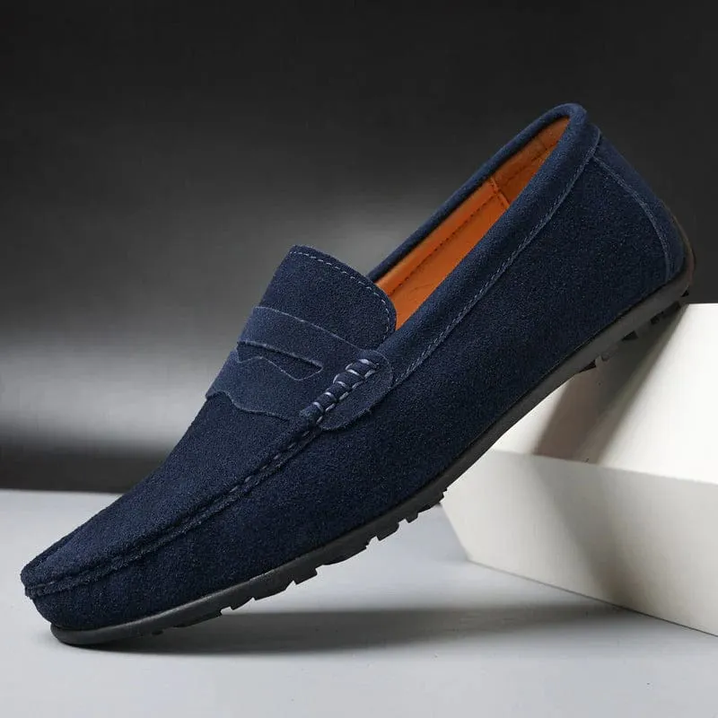 Loafers Herren | Klassischer Penny Loafer im Wildleder-Look