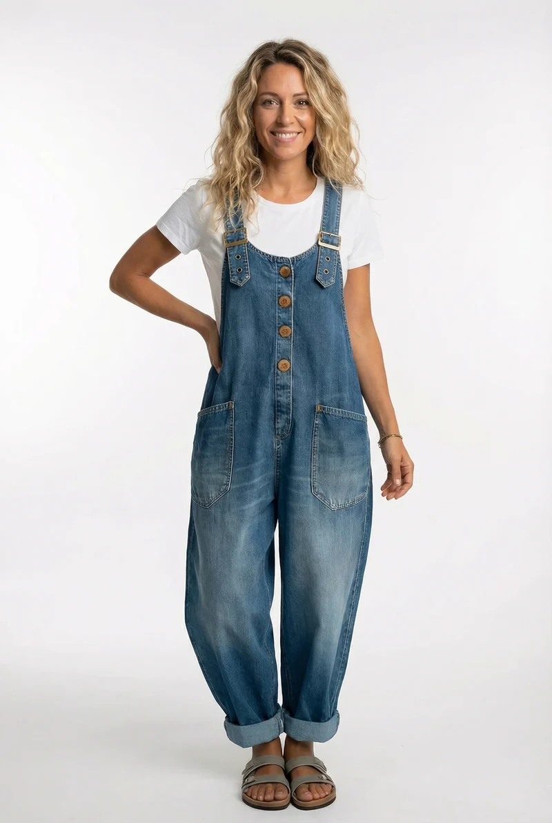 Sommer Jumpsuit Damen | Jeans Overall & Lässig