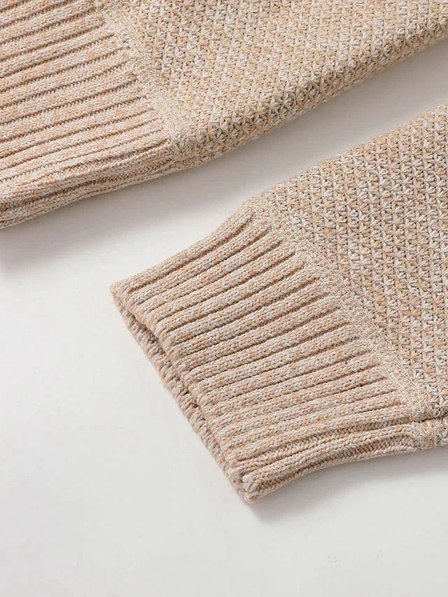 Cardigan Herren | Zip-up Reißverschluss & Angenehm Warm