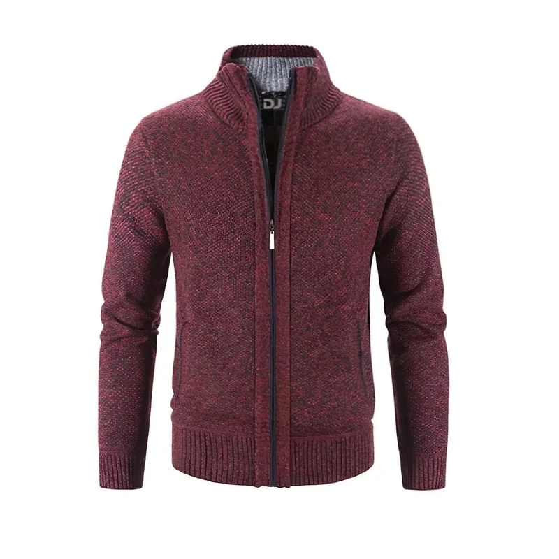Cardigan Herren | Zip-up Reißverschluss & Angenehm Warm