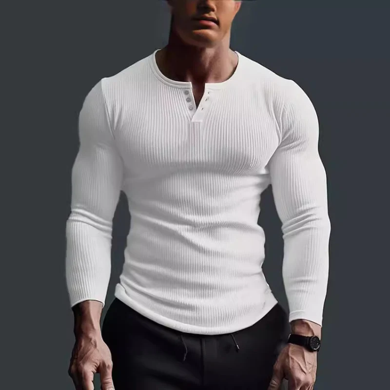 Langarmshirt Herren | Figurbetont & Moderner Look