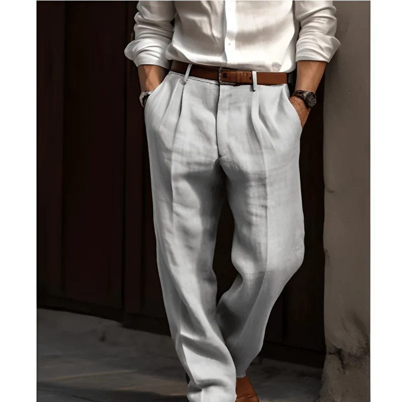 Hose Herren Elegant | Gerader Schnitt & Atmungsaktiver Komfort