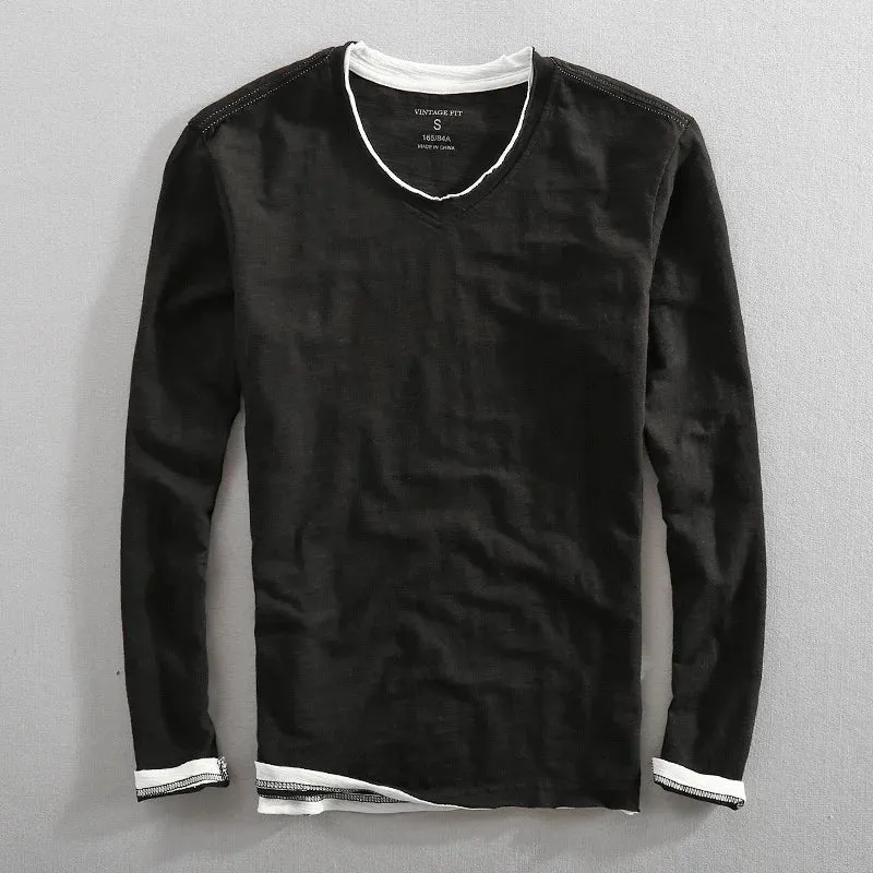 Sweatshirt Herren | V-Ausschnitt & Langarm-Komfort