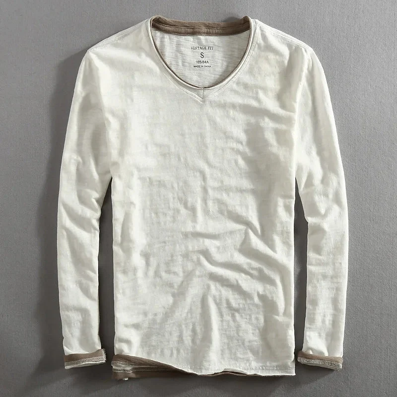 Sweatshirt Herren | V-Ausschnitt & Langarm-Komfort