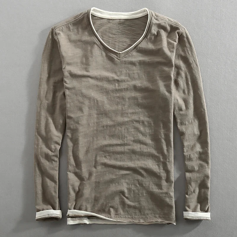 Sweatshirt Herren | V-Ausschnitt & Langarm-Komfort