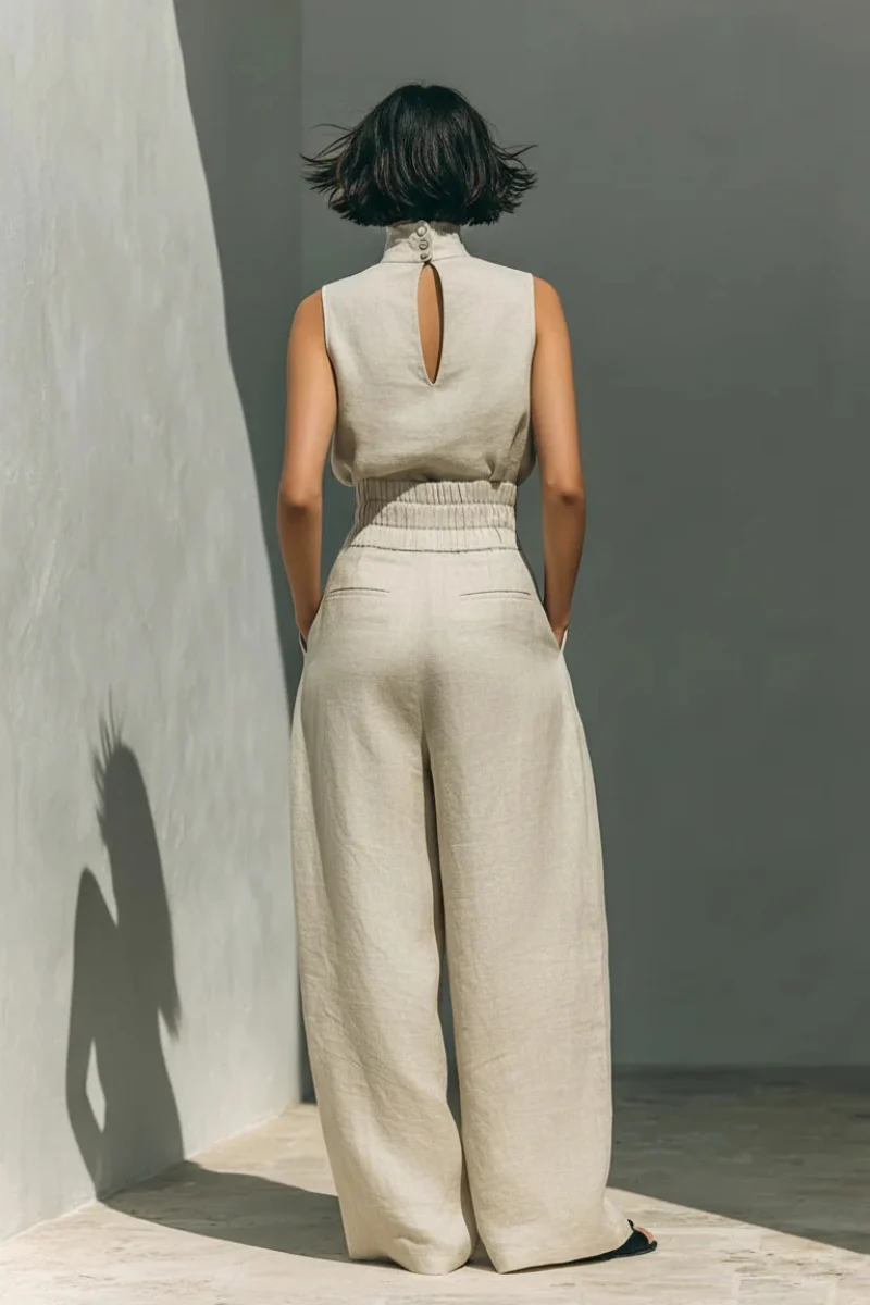 Livia | Elegantes Leinen Ensemble für den Sommer