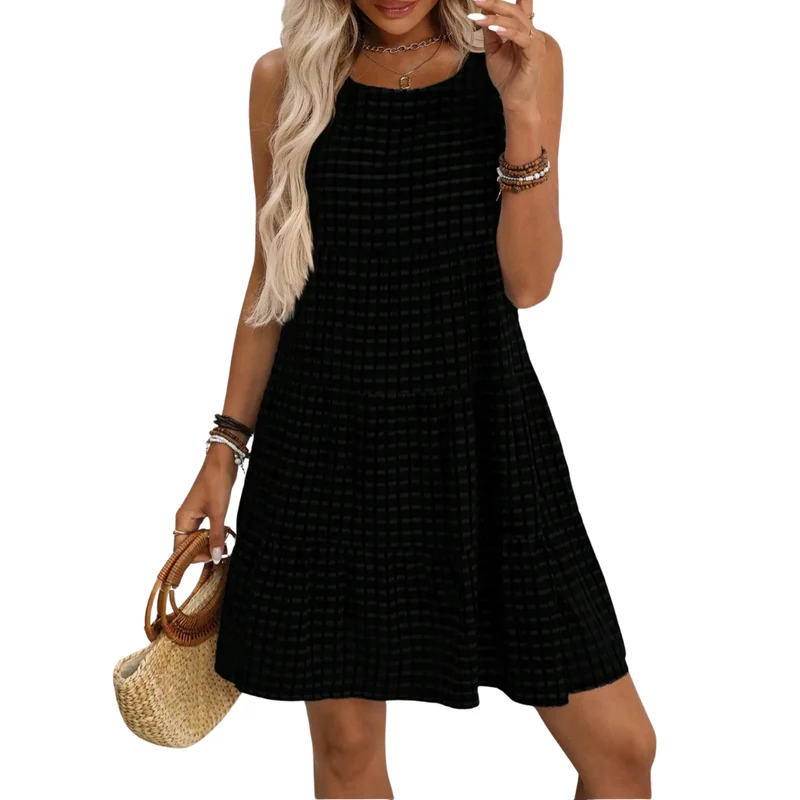 Paula | Karomuster Kleid für elegante Damen
