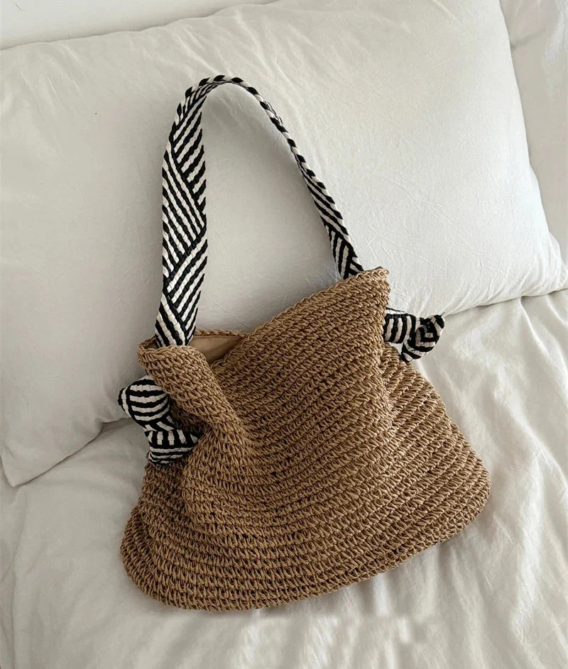 Tessa | Boho Geflochtene Tote Bag Alltagstauglich