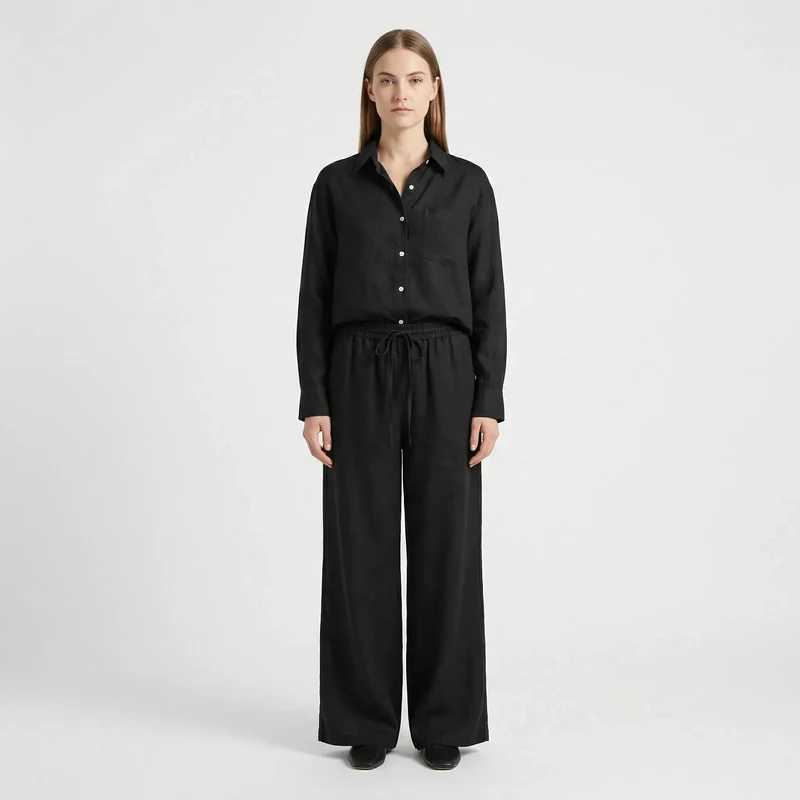 Zweiteiliger Set Damen | Oversized Schnitt & bequemer Kordelbund