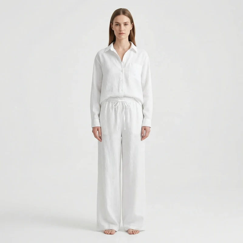 Zweiteiliger Set Damen | Oversized Schnitt & bequemer Kordelbund