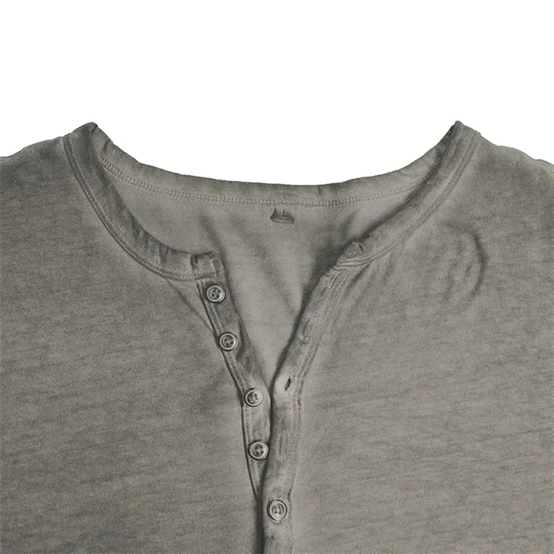 Sweatshirt Herren Henley | Knopfleiste & Langarm-Komfort