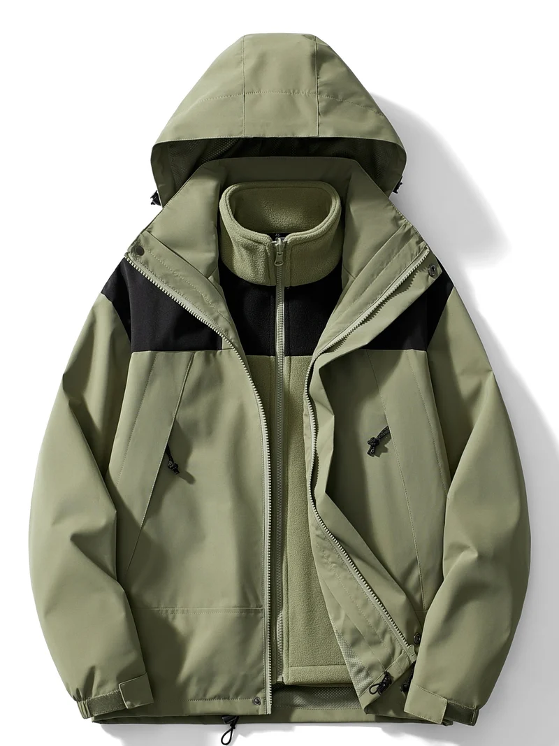 Winterjacke Damen | Übergangsjacke Damen | 3-in-1 Design: schnell anpassbar & zuverlässig bequem