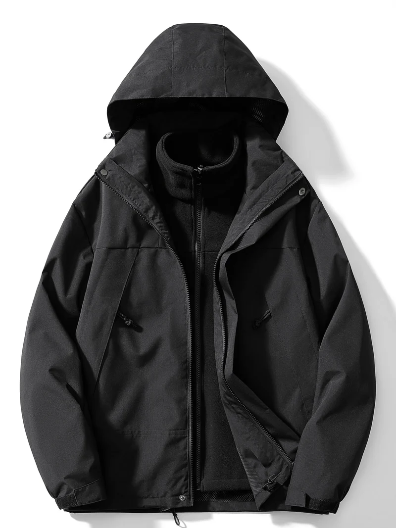 Winterjacke Damen | Übergangsjacke Damen | 3-in-1 Design: schnell anpassbar & zuverlässig bequem