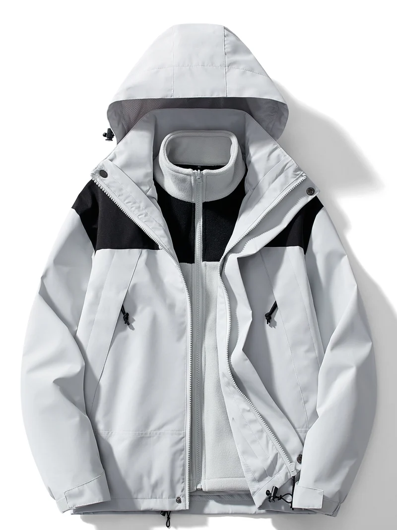 Winterjacke Damen | Übergangsjacke Damen | 3-in-1 Design: schnell anpassbar & zuverlässig bequem